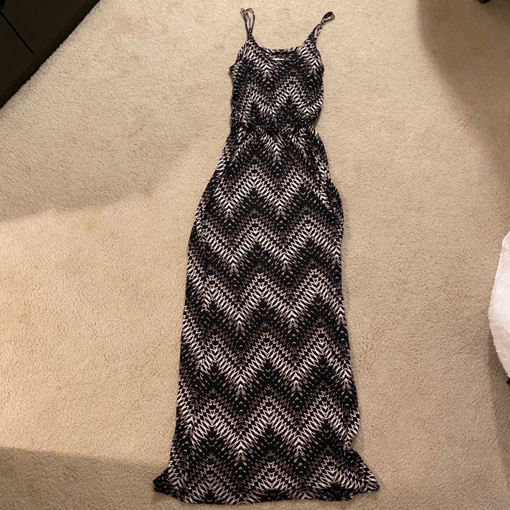 Lush chevron maxi dress